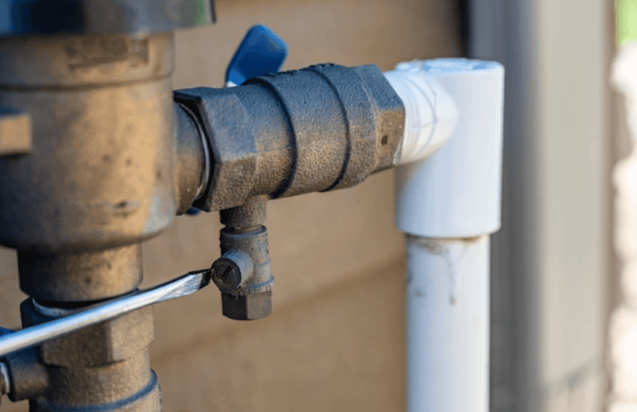 backflow testing pipes