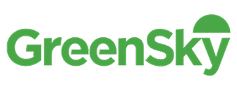 GreenSky logo in green text